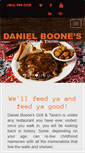 Mobile Screenshot of danielboones.com