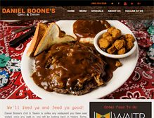 Tablet Screenshot of danielboones.com